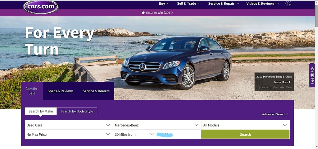 car shopping for teen with cars.com